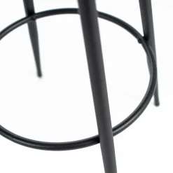 Viadurini Living Küchenhocker-2 Hocker mit Sitz aus Mikrofaserstoff und Metallstruktur - Ronik