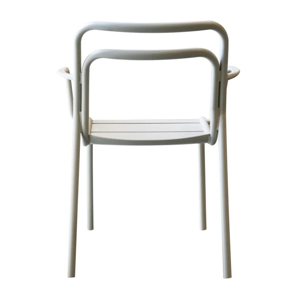 Viadurini in the Garden Metallsessel-2 Innen- und Außensessel aus 100 % recyceltem Aluminium in verschiedenen Farben – Getränk