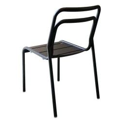 Viadurini in the Garden Gartenstühle Metall-2 Innen- und Außenstühle aus 100 % recyceltem Aluminium in verschiedenen Farben – Getränk