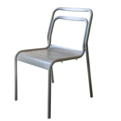 Viadurini in the Garden Gartenstühle Metall-2 Innen- und Außenstühle aus 100 % recyceltem Aluminium in verschiedenen Farben – Getränk