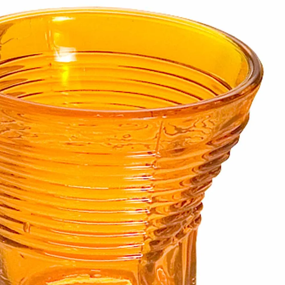 Viadurini Kitchen Gläser Set-12 Kaffeetassen zerknittertes farbiges Designglas - Sarabi