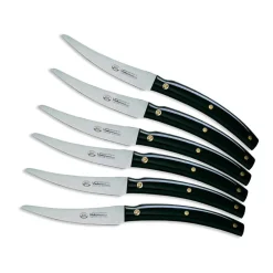 Coltellerie Berti Tischmesser-6 kostbare Tischmesser, exklusiv Berti für Viadurini - Alifano