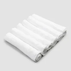 Viadurini Textile Servietten-6 leichte Leinenservietten mit hochwertiger Luxusdekoration - Virtu