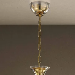 Viadurini Lighting Klassische Kronleuchter-5 Lichter Venezianischer Glas Kronleuchter Handgefertigt in Italien - Vittoria