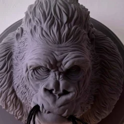 Viadurini Lighting Design Wandleuchten-3 Lichter Wandleuchte in Gorilla Ceramic Grey oder White Design - Rillago