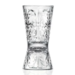 Viadurini Kitchen Italienisches Kristallgeschirr-12 luxuriös verzierte Jiggergläser aus ökologischem Kristall - Schicksal