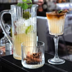 Viadurini Kitchen Italienisches Kristallgeschirr-12 luxuriöse ökologische Kristallwasser Cocktail Weingläser - Senzatempo