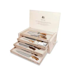 Coltellerie Berti Küchenmesser-14 Messer Komplettkoffer, Berti Exklusiv für Viadurini - Canaletto