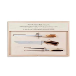 Coltellerie Berti Küchenmesser-14 Messer Komplettkoffer, Berti Exklusiv für Viadurini - Canaletto