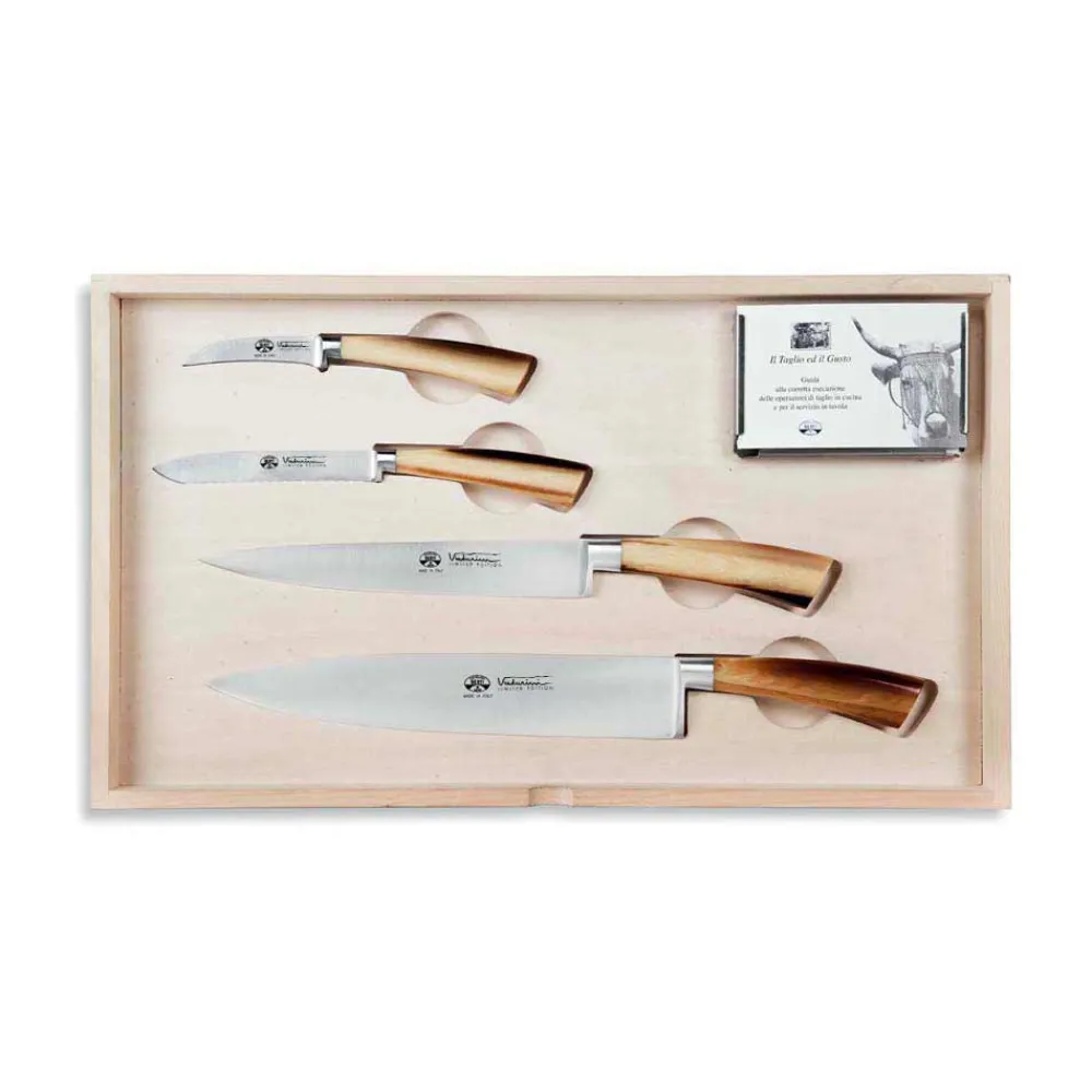 Coltellerie Berti Küchenmesser-14 Messer Komplettkoffer, Berti Exklusiv für Viadurini - Canaletto