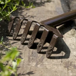 Viadurini in the Garden Deko Artikel Und Wohnaccessoires-3 Metall Gartengeräte mit Holzsockel Made in Italy - Garten