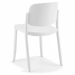 Viadurini in the Garden Gartenstühle Kunststoff-4 moderne stapelbare Gartenstühle aus Polypropylen Made in Italy - Bernetta