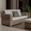 Viadurini in the Garden Gartensofas-2- oder 3-Sitzer Outdoor-Sofa in Grau Kubù mit Kissen – Cerys