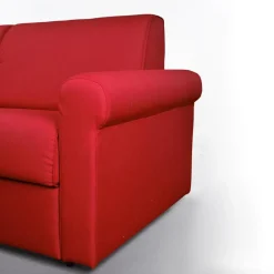 Viadurini Living Moderne Schlafsofas-2- oder 3-Sitzer-Schlafsofa aus abnehmbarem rotem Stoff Made in Italy - Geneviev