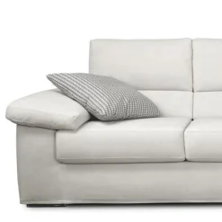 Viadurini Living Moderne Sofas-2- oder 3-Sitzer-Sofa in weißem Stoffdesign Made in Italy - Abudhabi