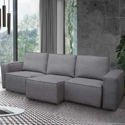 Viadurini Living Moderne Sofas-2- oder 3-Sitzer-Sofa mit ausziehbaren Sitzen aus Stoff Made in Italy - Alis