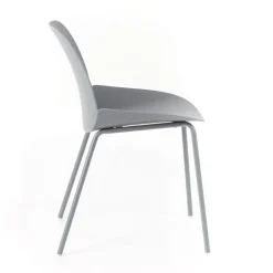 Viadurini Living Gartenstühle Kunststoff-4 Outdoor- und Indoor-Stühle aus Polypropylen und Metall – Bloody