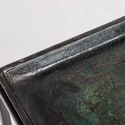 Viadurini Living Moderne Couchtische-3 quadratische Couchtische aus Aluminium und Stahl Homemotion - Quinzio