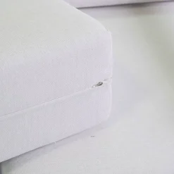 Viadurini in the Garden Garten Lounge Set-2 Sessel mit Aluminiumtisch mit Thermotransfer-Holzeffekt - Camper