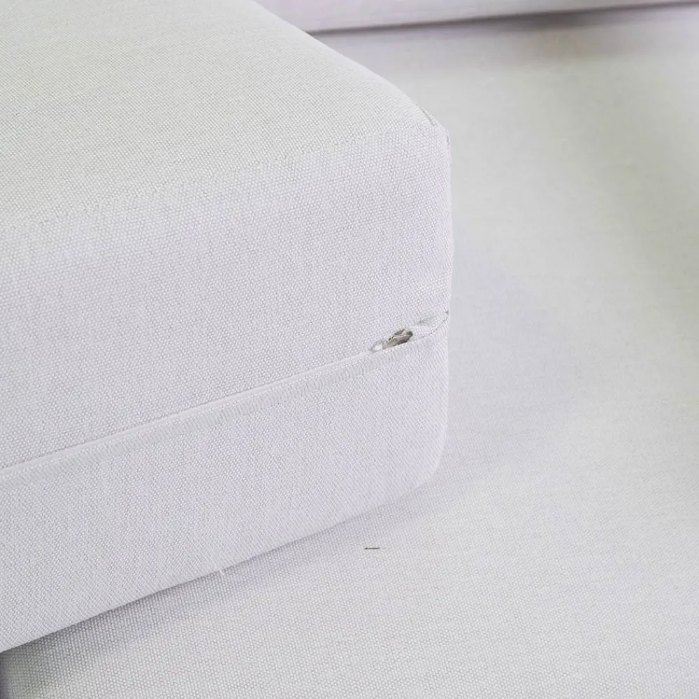 Viadurini in the Garden Garten Lounge Set-2 Sessel mit Aluminiumtisch mit Thermotransfer-Holzeffekt - Camper