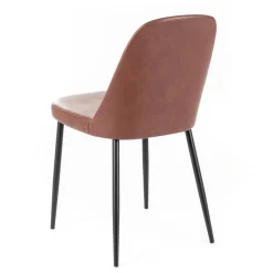 Viadurini Living Moderne Stühle-4 Soft-Touch-Innenstühle in verschiedenen Farben und Metallbeinen – Hugo