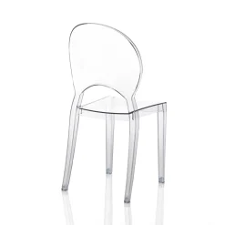 Viadurini Living Moderne Stühle-4 stapelbare Außen- und Innenstühle aus Polycarbonat – Pferd