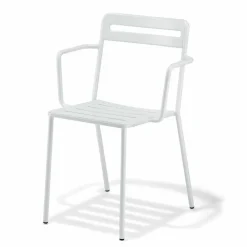 Viadurini in the Garden Gartenstühle Metall-4 stapelbare Metallstühle im Freien Made in Italy - Yolonda