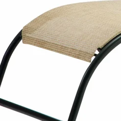 Viadurini in the Garden Sonnenliegen-2 stapelbare Outdoor-Chaiselongues aus Metall und Stoff Made in Italy - Perlo