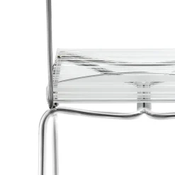 Viadurini Living Design Stühle-2 stapelbare Stühle aus Plexiglas und Eisen, hergestellt in Italien – Timon