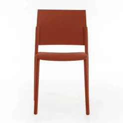 Viadurini Living Gartenstühle Kunststoff-4 stapelbare Stühle komplett aus Polypropylen in verschiedenen Farben – Mojito