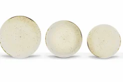 Viadurini Kitchen Teller Set-18 Stück Porzellan farbiger und moderner Teller Teller Service - Rurolo