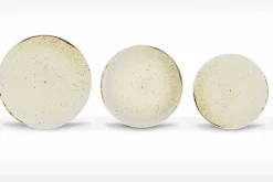 Viadurini Kitchen Teller Set-18 Stück Porzellan farbiger und moderner Teller Teller Service - Rurolo