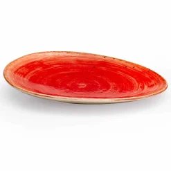 Viadurini Kitchen Teller Set-12 Stück Vorspeisenteller Service in farbigem Steinzeug von modernem Design - Simba