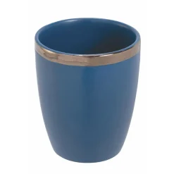 Viadurini Kitchen Gläser Set-12 Steingut-Wassergläser 320 ml mit goldener Kontur - Bibol