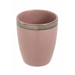 Viadurini Kitchen Gläser Set-12 Steingut-Wassergläser 320 ml mit goldener Kontur - Bibol