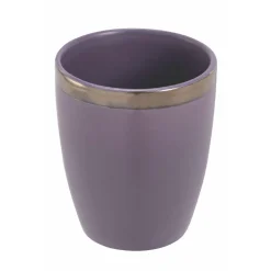 Viadurini Kitchen Gläser Set-12 Steingut-Wassergläser 320 ml mit goldener Kontur - Bibol