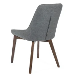 Viadurini Living Moderne Stühle-4 Stühle für das Wohnzimmer aus Stoff in verschiedenen Farben und Holz – Vanille