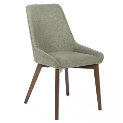 Viadurini Living Moderne Stühle-4 Stühle für das Wohnzimmer aus Stoff in verschiedenen Farben und Holz – Vanille