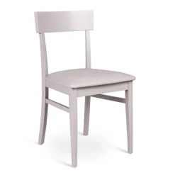 Viadurini Living Moderne Stühle-4 Stühle mit Kunstledersitz, Struktur und Beinen aus lackiertem Holz – Taikiri