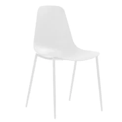 Viadurini Living Gartenstühle Kunststoff-4 Stühle mit Polypropylen-Sitz und Metallbeinen – Mary