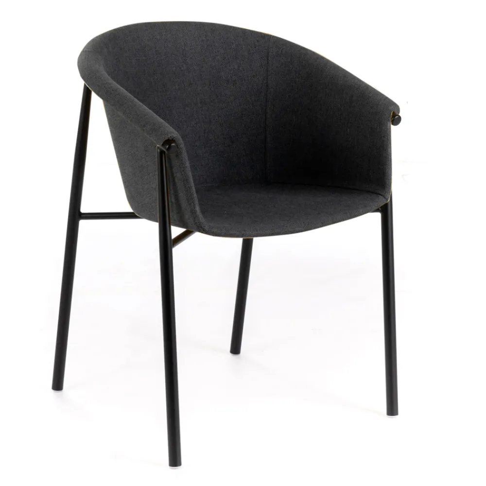 Viadurini Living Moderne Stühle-4 Stühle mit Stoffsitz, erhältlich in verschiedenen Ausführungen – Toskana