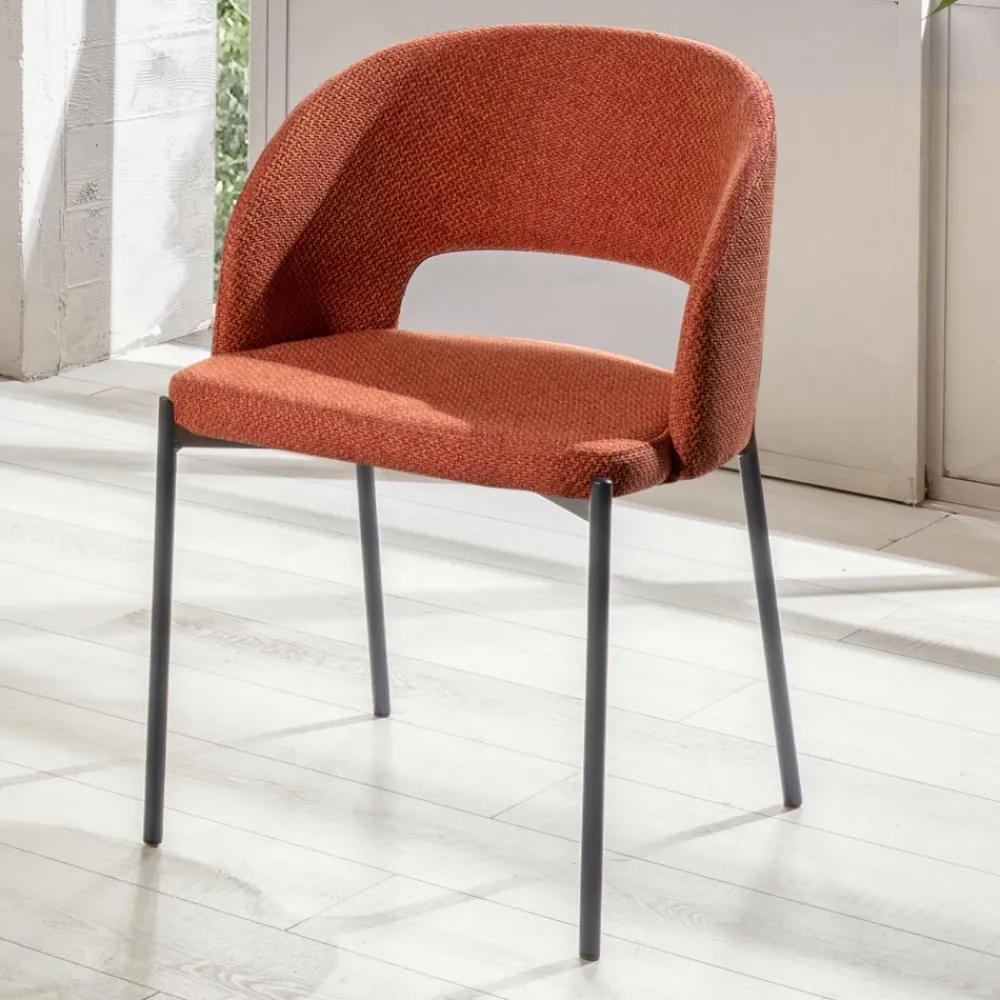 Viadurini Living Moderne Stühle-4 Stühle mit Stoffsitz in verschiedenen Ausführungen und Metall – Provence