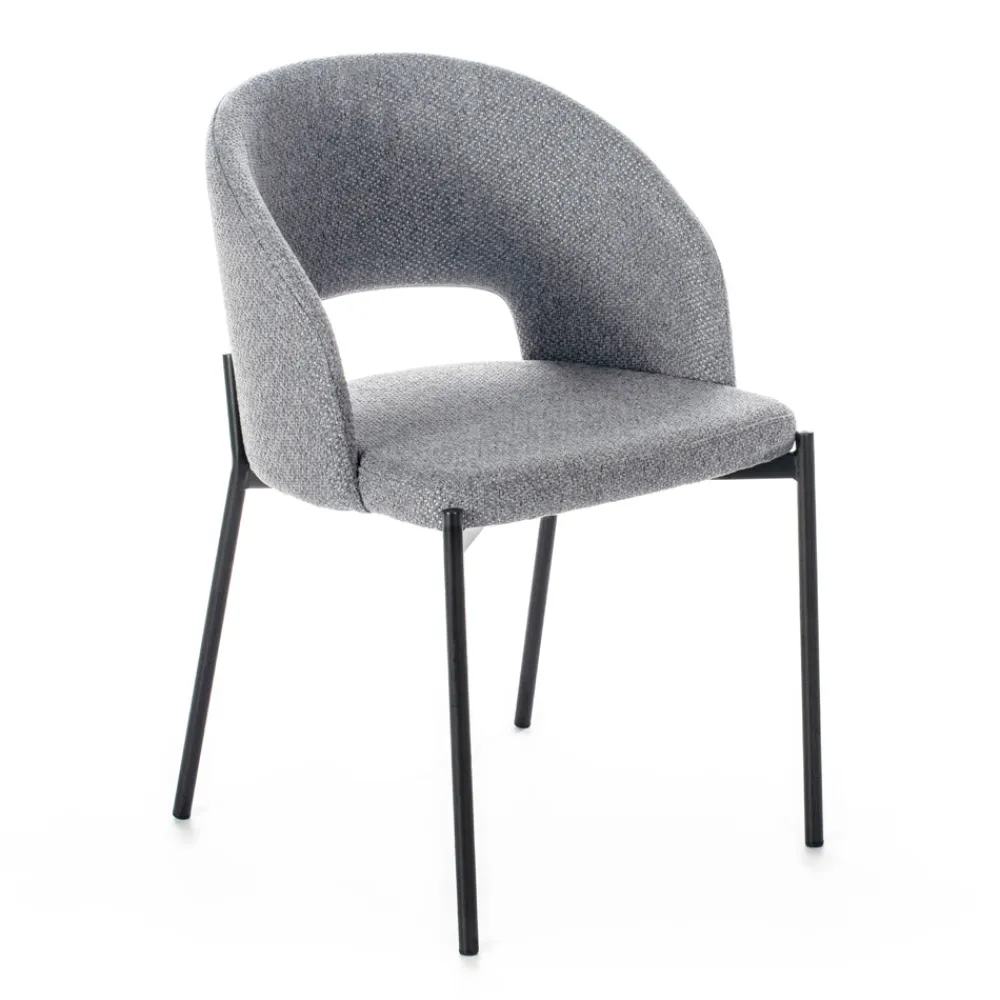 Viadurini Living Moderne Stühle-4 Stühle mit Stoffsitz in verschiedenen Ausführungen und Metall – Provence