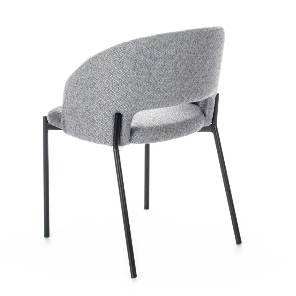 Viadurini Living Moderne Stühle-4 Stühle mit Stoffsitz in verschiedenen Ausführungen und Metall – Provence