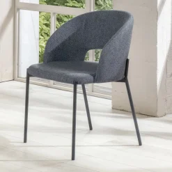 Viadurini Living Moderne Stühle-4 Stühle mit Stoffsitz in verschiedenen Ausführungen und Metall – Provence