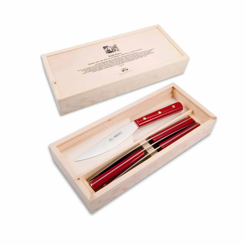 Coltellerie Berti Tischmesser-4 Tischmesser, Berti exklusiv für Viadurini - Alanno
