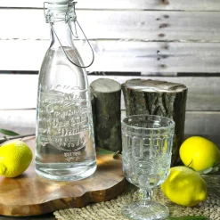 Viadurini Kitchen Gläser Set-12 transparente und verzierte Glasbecher für den Weihnachtstisch - Garbobic