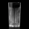 Viadurini Kitchen Italienisches Kristallgeschirr-12 Tumbler Tall Highball Gläser aus verziertem Öko-Kristall - Senzatempo