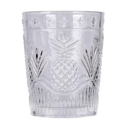 Viadurini Kitchen Gläser Set-12 Wassergläser 250 ml aus Glas und bearbeiteter Oberfläche - Sangria