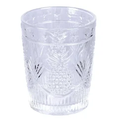 Viadurini Kitchen Gläser Set-12 Wassergläser 250 ml aus Glas und bearbeiteter Oberfläche - Sangria